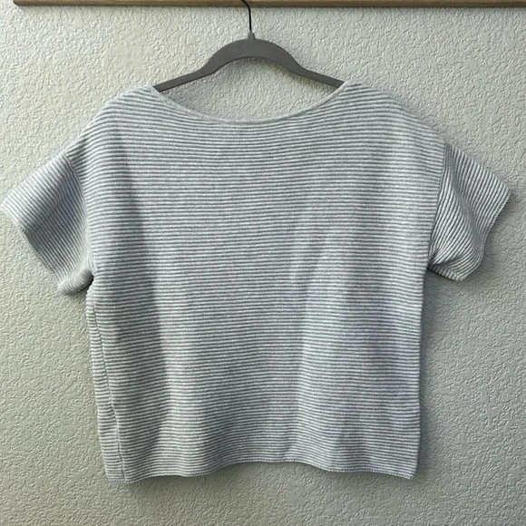 Tommy Bahama Bonita Ottoman Short-Sleeve Sweater in Gray - Picture 2 of 7